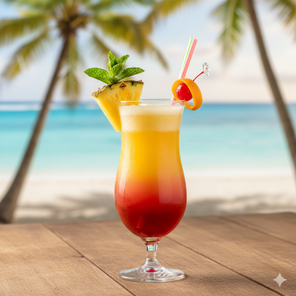 Tropical Sunset Mocktail